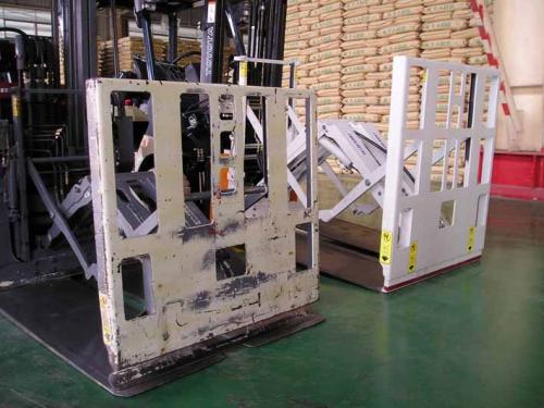 Použití vidlicového vysokozdvižného vozíku v Cementu